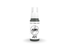 AK Interactive IJN D1 tamsiai žalia juoda akriliniai lėktuvų dažai 17ml