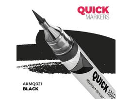 AK Interactive QUICK MARKER juodas žymeklis miniatiūroms, AKMQ021