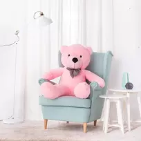 Teddyway Popo Didelis Pliušinis Meškiukas Meškinas, Minkštas Žaislas, 130 Cm, Rožinis