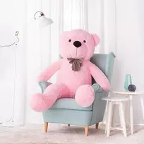 Teddyway Popo Didelis Pliušinis Meškiukas Meškinas, Minkštas Žaislas, 160 Cm, Rožinis