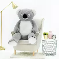 Didelė Pliušinė Koala, Minkštas Žaislas, 130 Cm, Pilka, Koko