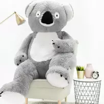Didelė Pliušinė Koala, Minkštas Žaislas, 200 Cm, Pilka, Koko