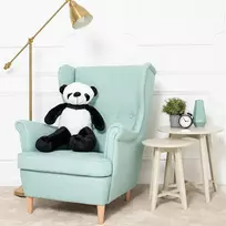 Didelė Pliušinė Panda, Minkštas Žaislas, 100 Cm, Juoda Balta, Vovo