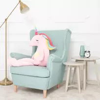 Didelis Pliušinis Vienaragis, Minkštas Žaislas, 120 Cm, Rožinis, Fefo