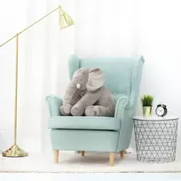 Pliušinis Dramblys, Minkštas Žaislas, 70 Cm, Pilkas, Hogo