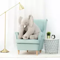 Pliušinis Dramblys, Minkštas Žaislas, 85 Cm, Pilkas, Hogo