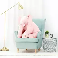Pliušinis Dramblys, Minkštas Žaislas, 85 Cm, Rožinis, Hogo