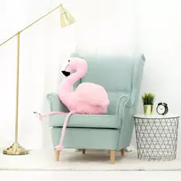 Didelis Pliušinis Flamingas, Minkštas Žaislas, 125 Cm, Rožinis, Fofo