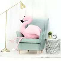 Didelis Pliušinis Flamingas, Minkštas Žaislas, 155 Cm, Rožinis, Fofo