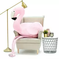 Didelis Pliušinis Flamingas, Minkštas Žaislas, 190 Cm, Rožinis, Fofo