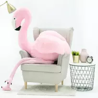 Didelis Pliušinis Flamingas, Minkštas Žaislas, 220 Cm, Rožinis, Fofo