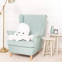 Didelis Pliušinis Aštuonkojis, Minkštas Žaislas, 80 Cm, Baltas, Opus
