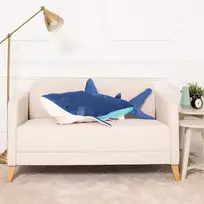 Didelis Pliušinis Ryklys,Minkštas Žaislas, 110 Cm, Mėlynas, Saho