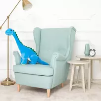 Pliušinis Dinozauras, Minkštas Žaislas, 80 Cm, Mėlynas, Tobo