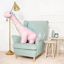 Didelis Pliušinis Dinozauras, Minkštas Žaislas, 150 Cm, Rožinis, Tobo