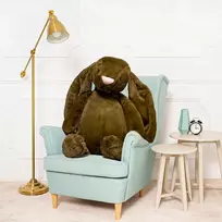 Didelis Pliušinis Zuikis, Minkštas Žaislas, 100 Cm, Alyvinis, Bani