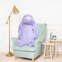 Didelis Pliušinis Zuikis, Minkštas Žaislas, 120 Cm, Violetinis, Bani