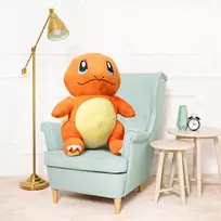 Didelis Pliušinis Pokémon Charmander Čarmanderis, Minkštas Žaislas, 70 Cm, Oranžinis