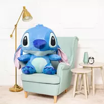 Didelis Pliušinis Disney Lilo & Stitch Stitch Lilo ir Stičas Stičas, Minkštas Žaislas, 90 Cm, Mėlynas