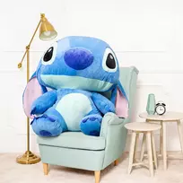 Didelis Pliušinis Disney Lilo & Stitch Stitch Lilo ir Stičas Stičas, Minkštas Žaislas, 120 Cm, Mėlynas