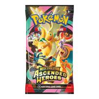 Pokemon Mega Evolution Ascended Heroes booster pakelis 10 kortų anglų k.