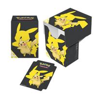 Pikachu Pokémon kortų dėžutė „Full View“ iki 80 kortų