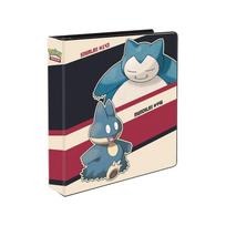Snorlax & Munchlax Pokémon segtuvas 2'' su 3 žiedais kolekcionieriams