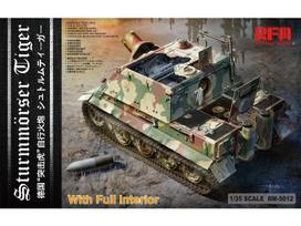 Sturmmorser Tiger RM61 1/35 plastikinis modelis su interjeru