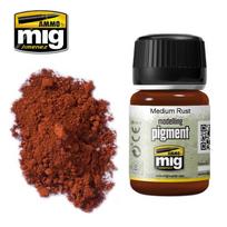 AMMO MIG pigmentas Medium Rust 35 ml – rūdžių efektui