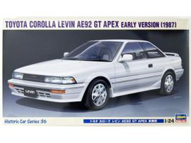 Hasegawa Toyota Corolla Levin AE92 GT Apex 1/24 plastikinis modelis
