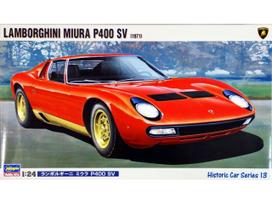 Hasegawa Lamborghini Miura P400 SV 1/24 plastikinis surenkamas modelis