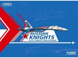Su-35S Russian Knights lėktuvas 1/48 plastikinis surenkamas rinkinys