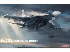 Su-27K Sea Flanker su Kh-41 Moskit, plastikinis modelis 1/48