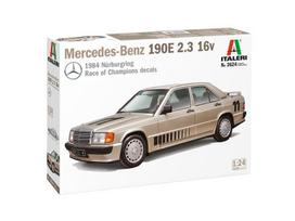 Italeri Mercedes-Benz 190E 2.3 16v 1/24 plastikinis automobilis