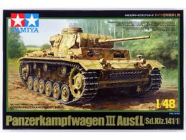 Tamiya Panzerkampfwagen III Ausf. L tanko modelis 1/48