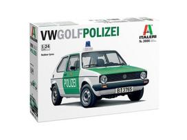 Italeri VW Golf Polizei 1/24 plastikinis policijos auto modelis