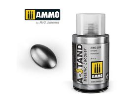 AMMO MIG A-Stand metaliniai dažai Airframe Aluminium 30 ml