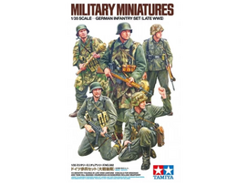 Tamiya vokiečių pėstininkai vėlyvasis WWII, 1/35 figūrėlių rinkinys