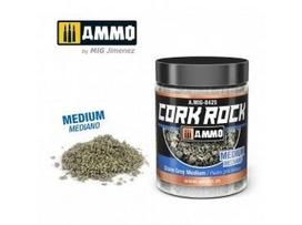 AMMO MIG kamštinės granulės akmenims Stone Grey Medium 100ml