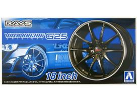Aoshima Volk Racing G25 18'' ratų rinkinys 1/24 modeliui