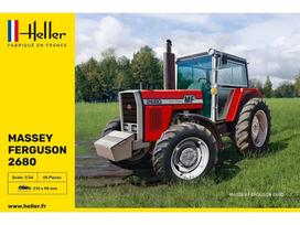 Heller Massey Ferguson 2680 traktoriaus plastikinis rinkinys 1:24