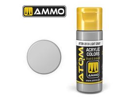 AMMO MIG ATOM šviesiai pilki akriliniai dažai modeliavimui 20 ml