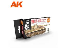 AK Interactive Panzer 1937–44 akrilinių dažų rinkinys tankų kamufliažui