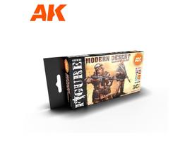 AK Interactive modernių dykumos uniformų 3Gen akrilo dažų rinkinys