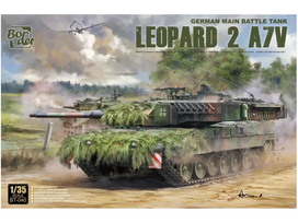 Leopard 2 A7V tanko modelis 1/35, plastikinis rinkinys BT-040