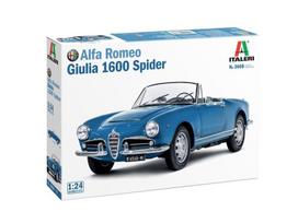 Italeri Alfa Romeo Giulia 1600 Spider 1/24 plastikinis rinkinys