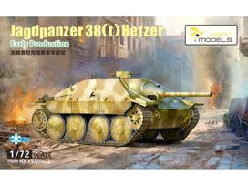 VESPID Jagdpanzer 38(t) Hetzer ankstyvas 1/72 tanko modelis