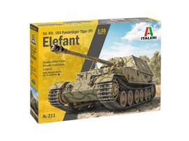 Italeri Elefant Sd.Kfz.184 tanko naikintuvas 1/35 surenkamas modelis