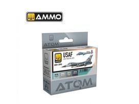 AMMO ATOM akriliniai dažai USAF pilkiems reaktyviniams lėktuvams 4x20ml