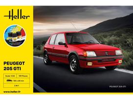 Heller Peugeot 205 GTI 1:24 plastikinis modelio dovanų rinkinys